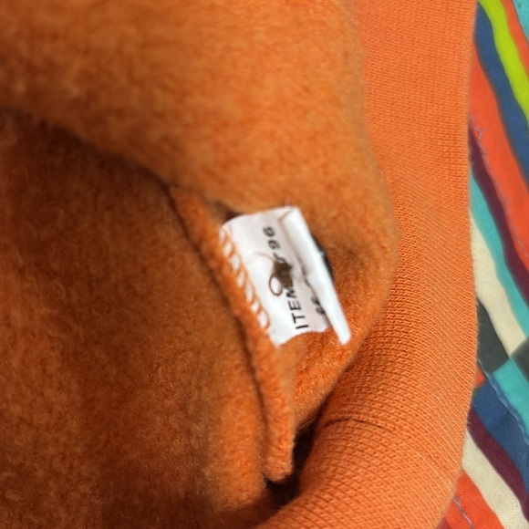 Sale Orvis  long sleeve three-quarter button size XL orange fast shipping - Picture 12 of 13